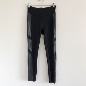 SPANX Moto Ponte Leggings in Black Medium